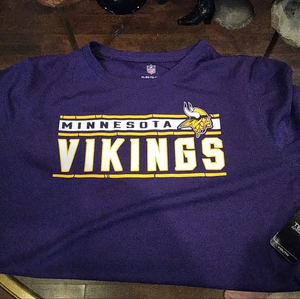 Minnesota Vikings Youth Xl Generation dri Tec